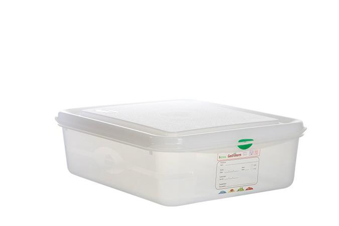 GASTRONOX BOITE 1/2-100MM 6,5L COUVERCLE ET CLIPS