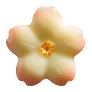 074222 PCB CHERRY BLOSSOMS PAG PINK 3 CM 176PCES ***S/CD***