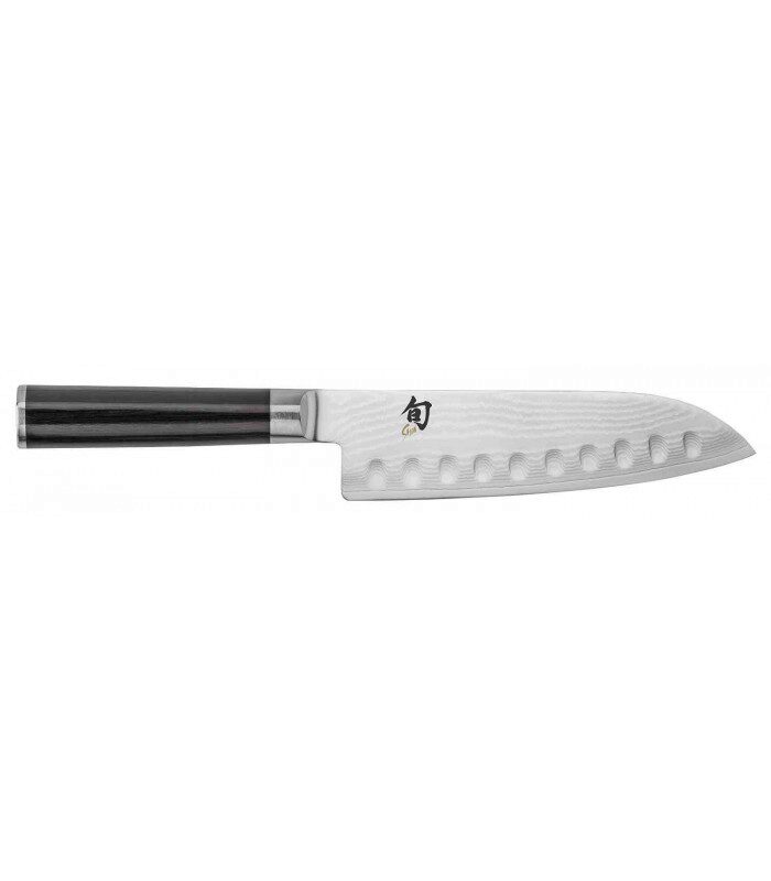 KAI COUTEAU SHUN SANTOKU ALVEOLE 18CM DAMASSE"SHUN CLASSIC"