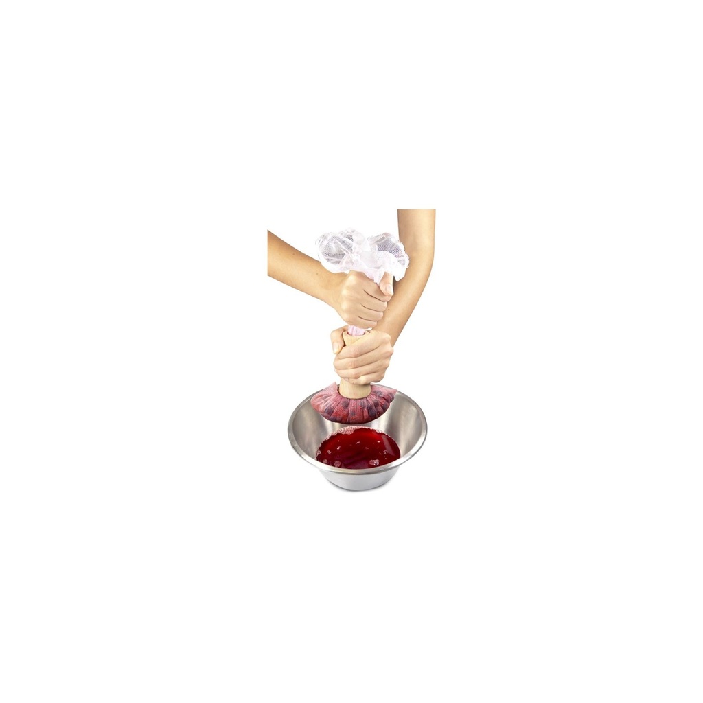 LA BONNE GRAINE POLYESTER MESH STAMINE + BEUKEN DRUKKNOP