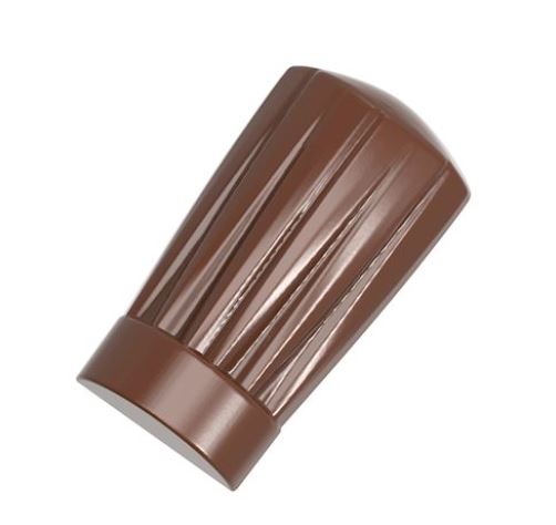 *FDS*MOULE À CHOCOLAT TOQUE DE CHEF CW1627"PHILIPPE VANCAYSEELE" 13.5X27.5CM 2X6**6GR