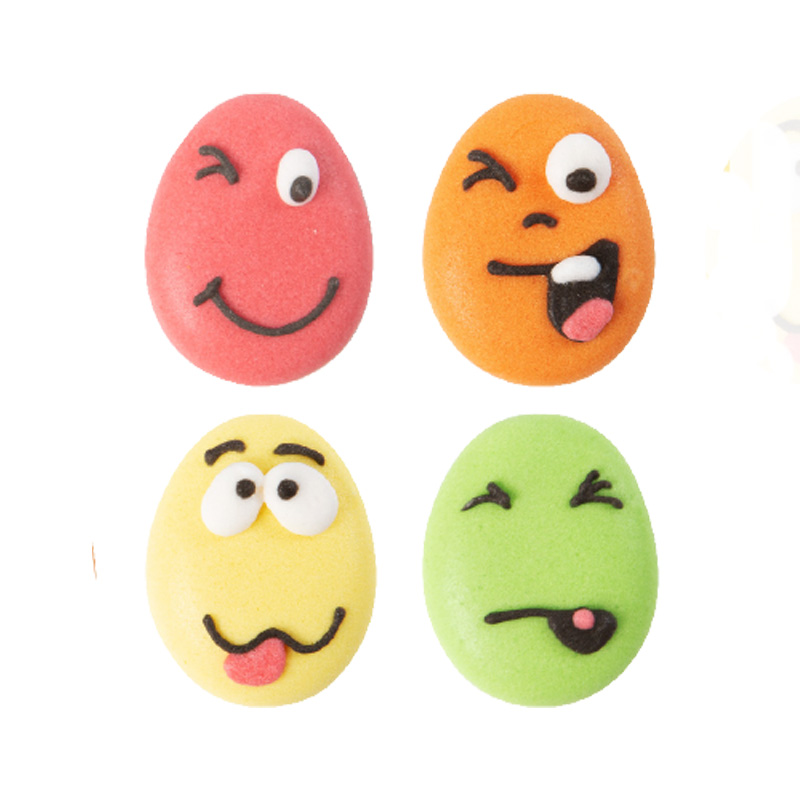 *FF* 1051902 ŒUFS PLAT DROLES SUCRE 96 PCES ***S/CD***