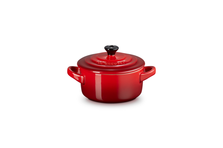 *FDS*LE CREUSET TERRE MINI-COCOTTE CERISE 10CM  0.20L