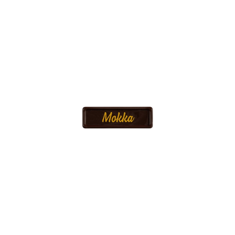 2002445 PLAQUETTE MOKKA 3,8X1,2 CM 300PCS ***S/CDE***