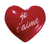 061271 PCB COEURS CB JE T AIME 3,6X3,3 CM 63PCES ***S/CD***