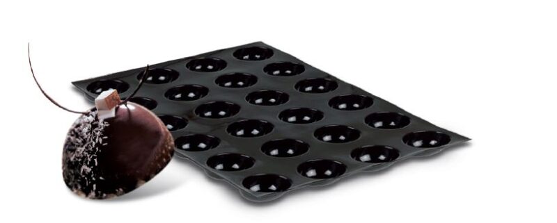 FP-01268 FLEXIPAN® ORIGINELE HALVE BOL 60X40CM 24EMP Ø7CM H4CM VOL 105ML