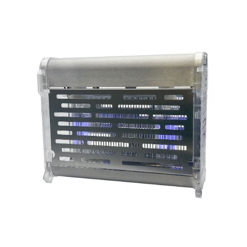BRC DESINSECTISEUR FLYINBOX LED FX10 2X5W - 120M² INOX/TRANSPARENT -IP20