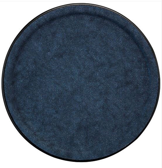 PLATEX PLATEAU GALUCHAT BLEU 36CM