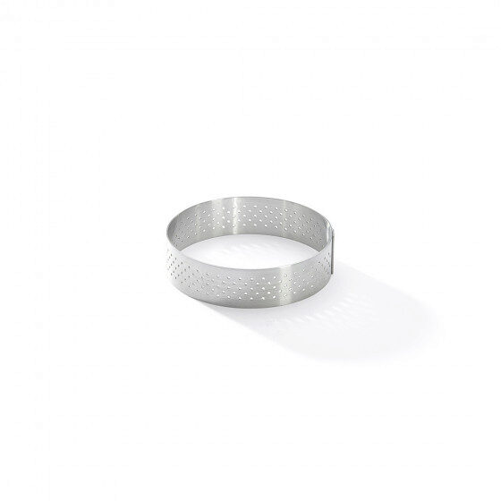 DE BUYER PERFORATED STAINLESS STEEL CIRCLE 8.5 X HT2.0CM