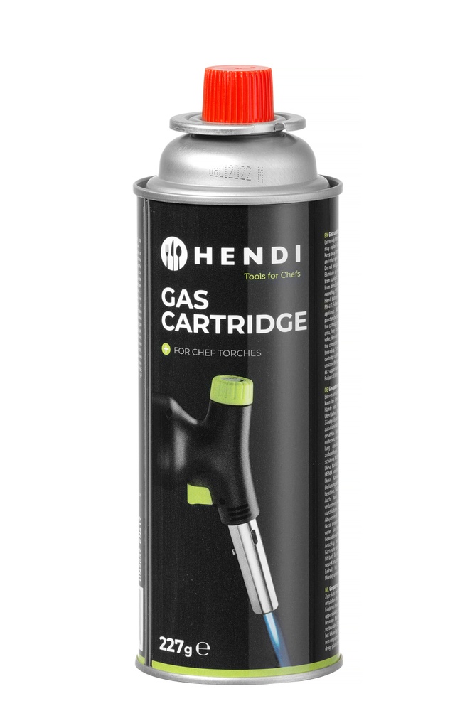 HENDI BUTANE GAS CARTRIDGE FOR TORCH 227GR SEE 52545059