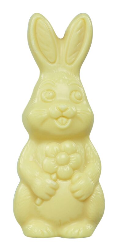 CREUX LIEVRE CHOCOLAT BLANC EN TUBO 14CM 32 X 50GR