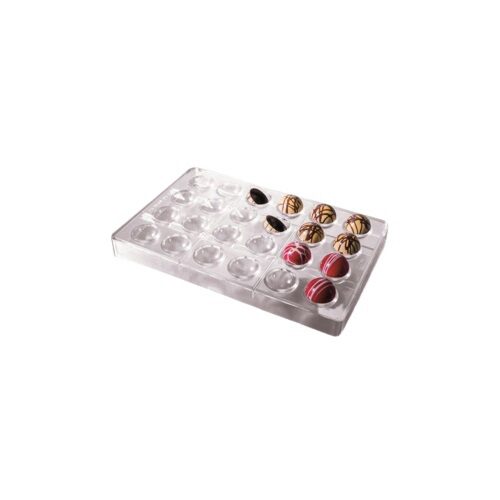 POLYCARBONAAT PRALINE VORM HALVE SFEER DIAM 10CM