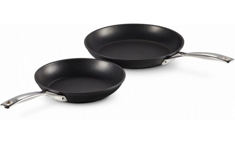 *FDS*LE CREUSET LES FORGEES SET DE 2 POELES 24+28CM