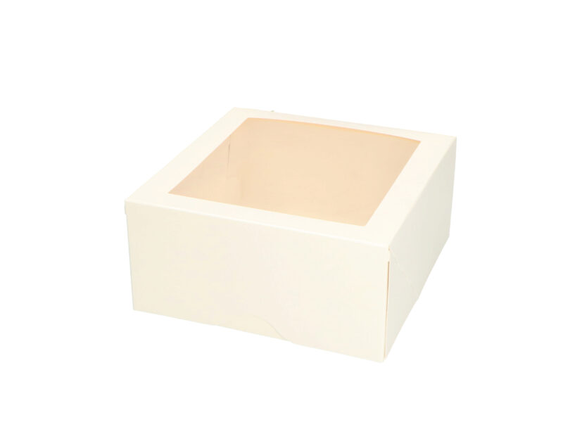 TAARTDOZEN MET VENSTER 17 X 8CM 100 STUKKEN FOST+ INBEGREPEN