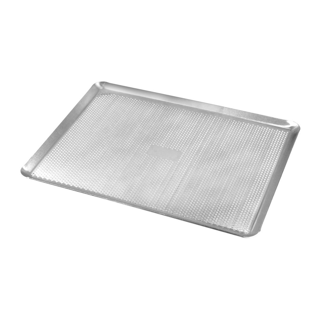KEMPF ALUMINUM PLATE 40X30CM PERFORATED 4 EDGES AT 45° THICKNESS 1.5MM
