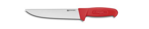 FISCHER BUTCHER KNIFE 20CM RED HANDLE 3010-20
