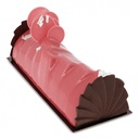 BUB40 PVC WAVE LOG MOULD 50.9X8X8CM 12PCS