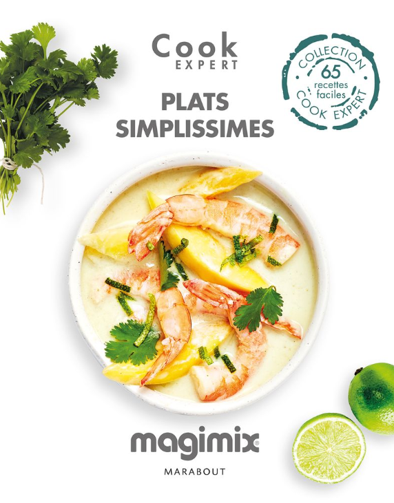 MAGIMIX BOEK MET HEEL EENVOUDIGE GERECHTEN KOOK EXPERT - 65 RECEPTEN