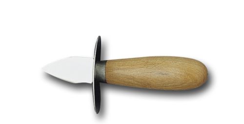FISCHER COUTEAU HUITRES MANCHE BOIS A/GARDE INOX