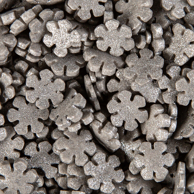 57510 IJSKRISTAL DONKER ZILVER 200 GR =POT