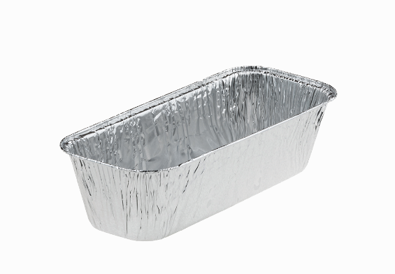 RECHTHOEKIGE ALUMINIUM SCHAAL BRD ROL CR575 -575CC 207X87H54MM - PAK VAN 100ST FOST+ INBEGREPEN