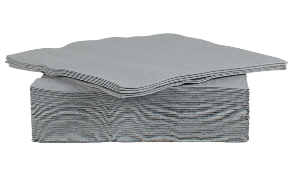 *FDS*C&T PROF SERVIETTE GRIS 38X38CM 40PCES