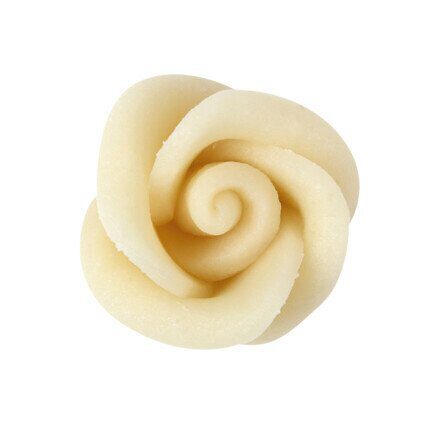 1053006 ROSE EN MASSEPAIN 35MM BLANCHES49PCES ***S/CDE*** *