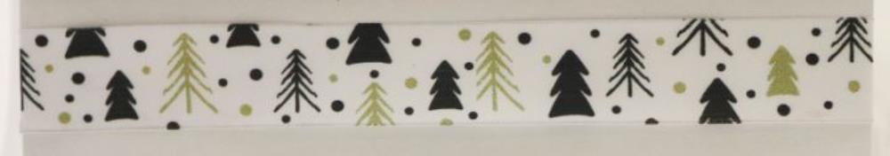 RUBAN FRENCK KISS SAPINS NOEL 2021 25MM X 50M 