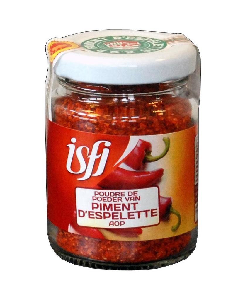 ISFI PIMENT D'ESPELETTE GLASS JAR 50GR
