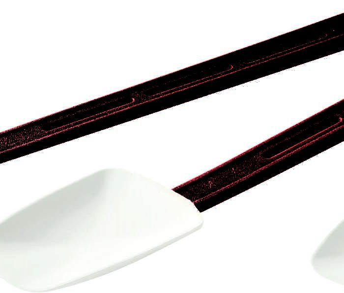 MF SILICONE SPOON SPATULA 25CM HIGH BURGUNDY HANDLE