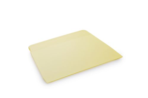 KLEINE PLASTIC TRAPEZIUMPASTA SNIJDER/HOORN 13,5X10CM