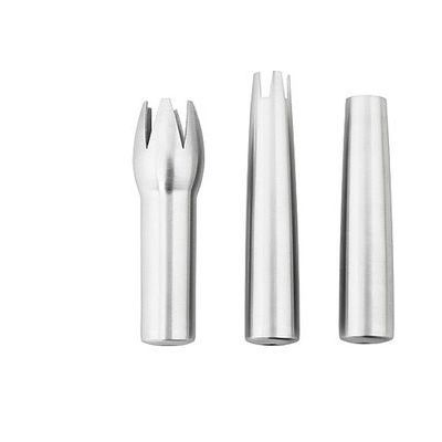 ISI SET OF 3 STAINLESS STEEL SOCKETS (TULIP-FLUATED-SMOOTH) N.2717