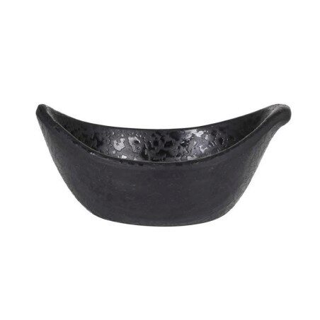 ARIZONA COUPELLE MELAMINE NOIR OVALE 11X7X5CM 7CL