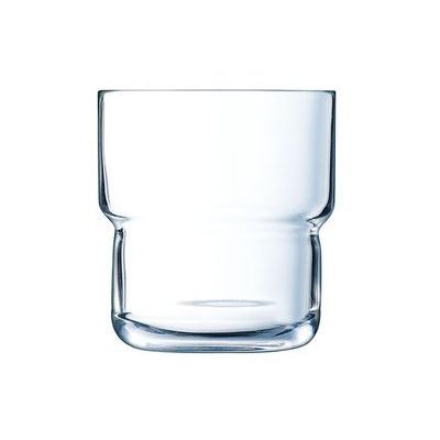 ARCOROC VERRE LOG 22CL GOBELET EMPILABLE "TREMPÉ"