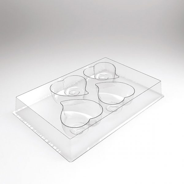 PCB Mosselen Entremets individ. Spiraalhart 120 d 8,4x8 cm D. 3,3 cm 30 stuks ***s/cd***