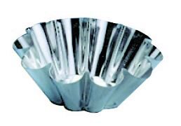 MOULE BRIOCHE/FLAN FER BLANC 8.0CM GROSSE COTE