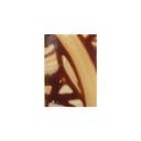 1032529 PLAQUETTE CHOCOLAT BLANC MARBRE MARRON 3.5X2.5CM 315 PCES ***S/CDE***