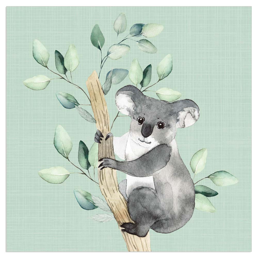 ARTEBENE SERVIETTE 33X33CM KOALA PAQUET DE 20PCES