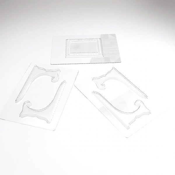 010189 PCB MOULES TABLEAUX POUR 2 PIÈCES 15X13,5 CM 4PCES ***S/CD***