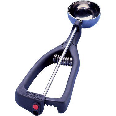 STOCKEL PINCE GLACE BAKELITE INOX MANCHE BLEU 1/10 Ø 70MM 100ML MODELE K