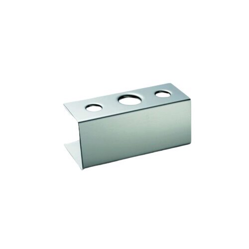 STOCKEL STAINLESS STEEL SUPPORT FOR 3 CORNETS DIAM 31 MM 200 X 95 X 85 MM MODEL 303A