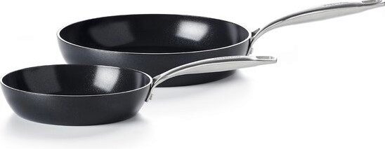 GREENPAN COPENHAGEN SET VAN 2 KOEKENPANNEN 20+28CM KERAMISCH