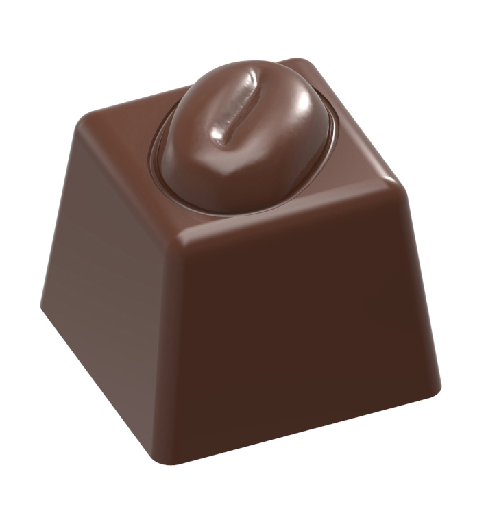 MOULE À CHOCOLAT CUBE GRAIN DE CAFÉ CW1880 3X8 -- 7GR