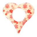 10818 HART MET ROZE BLOEMEN 6,5 CM 50 STUKKEN ***S/CD***