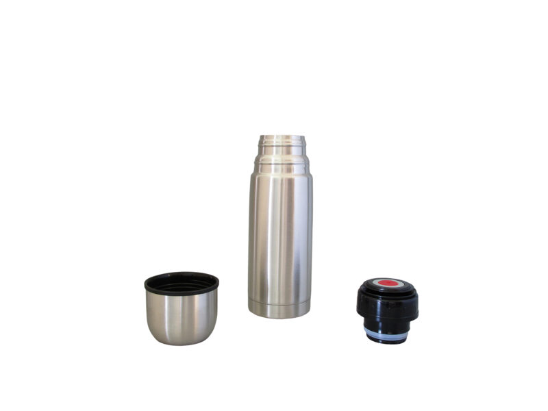 THERMOS INOX INCASSABLE 0.5L BOUCHON A CLIQUET ADVENTURE-DOUBLE PAROI INOX