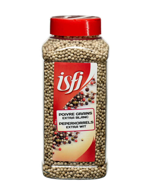 ISFI WHITE PEPPER GRAINS 650GR