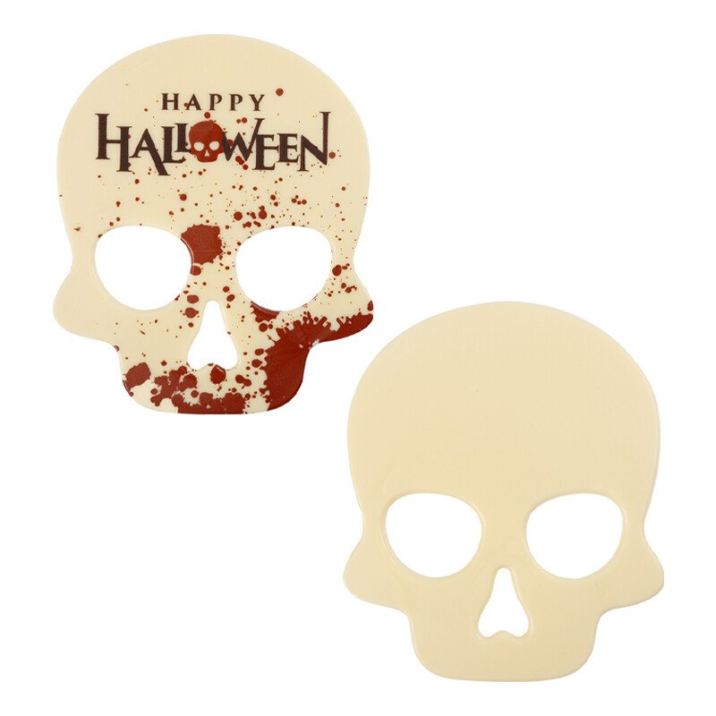 2091148 CRÂNE HAPPY HALLOWEEN 11,5X13,5CM 10PCS