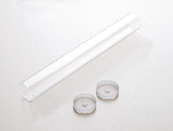 009992 PCB TUBE DESSERT MOLD 50 CM Ø 6.4 CM AND 2 LIDS 1PCE ***S/CD***