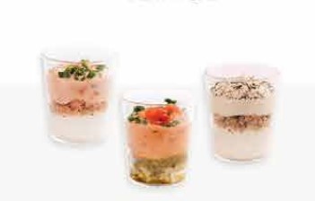 ❄️MEKABE 2440199 VERRINE MIX SALÉ 3 GOUTS 48 X 66ML
