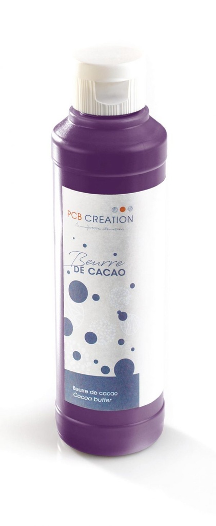 004655 PCB NATURAL PURPLE COLOURED COCOA BUTTER 200 G ***S/CD***